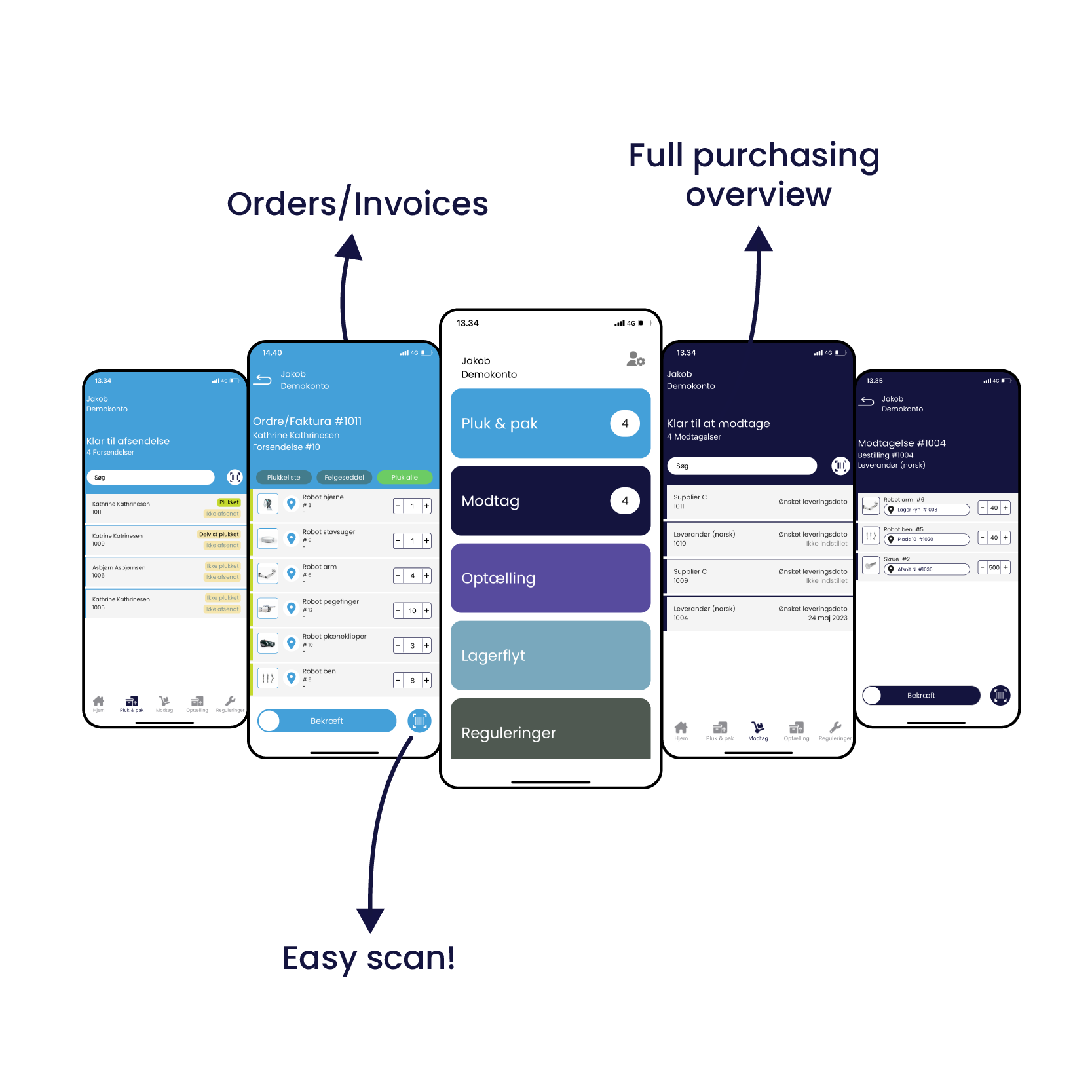 Scan Items with the Mobile App