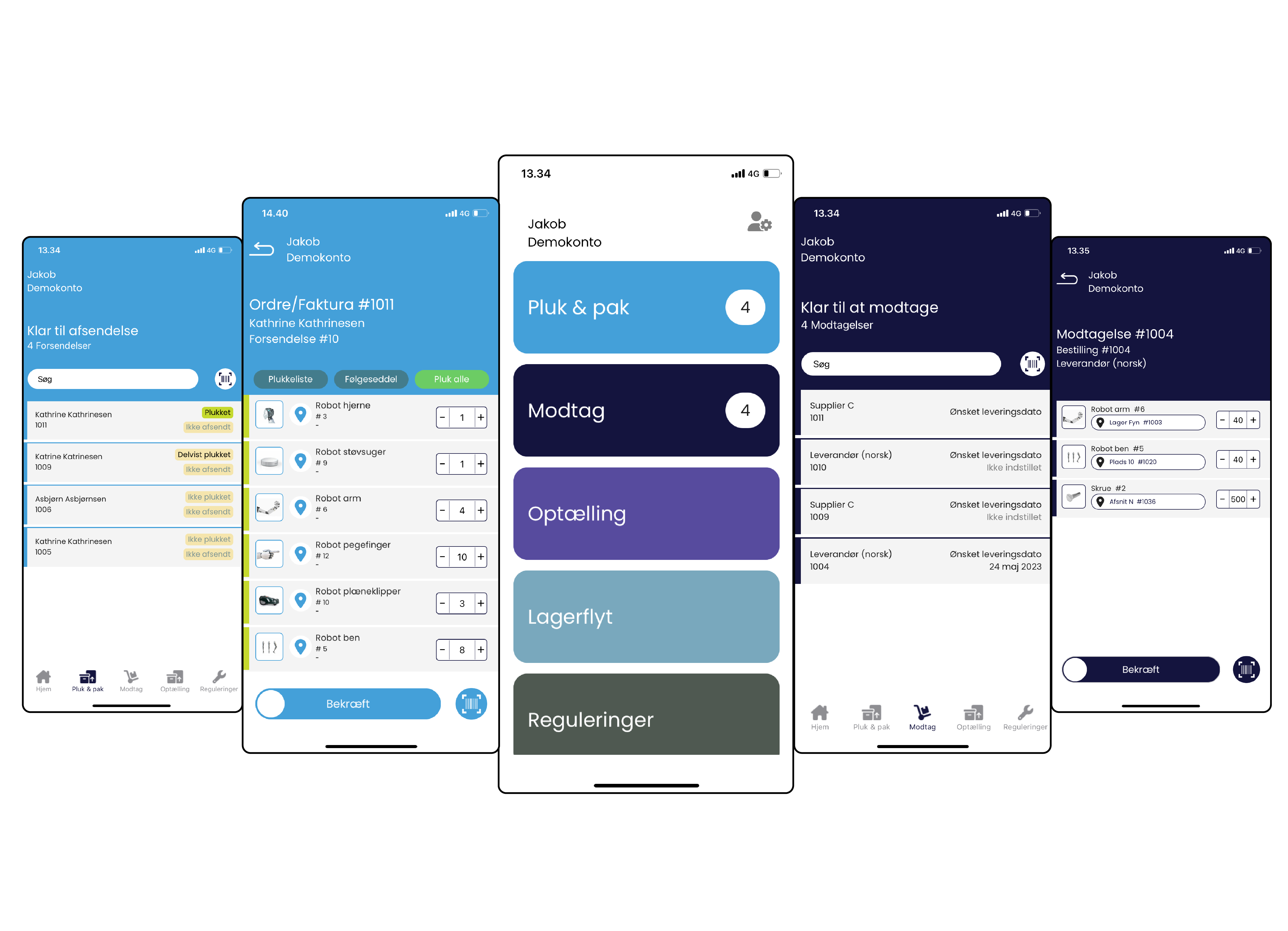 Mulighet for mobil lagerstyring