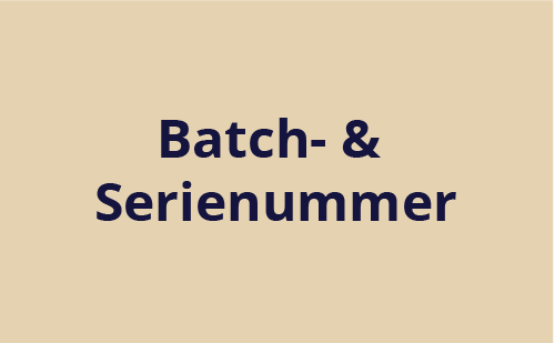 Hantera och spåra batch- eller serienummer enkelt för exakt lagerkontroll.
