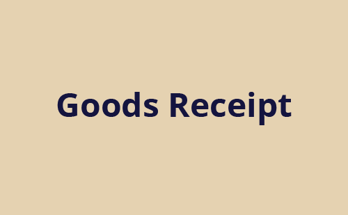 Register incoming goods in seconds.
