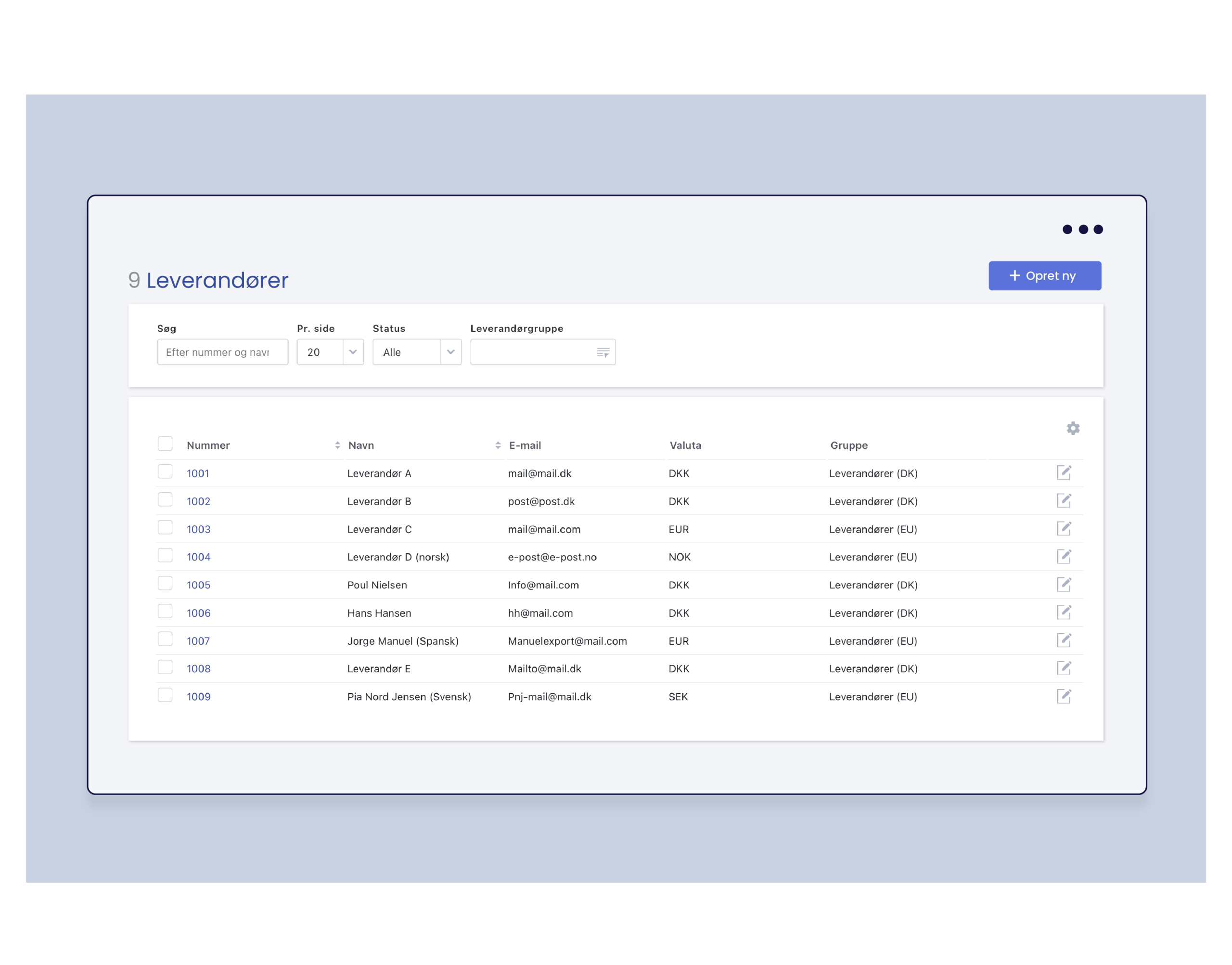Styr på dine indkøb og valget mellem flere leverandører